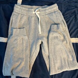 Grey sweatpants